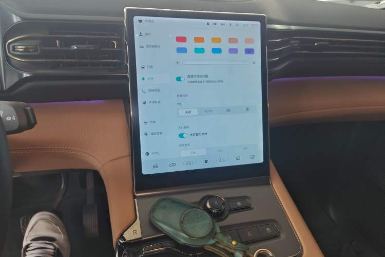 Used Nio ES6 2019 430 km Performance Version Audio And AC Panel