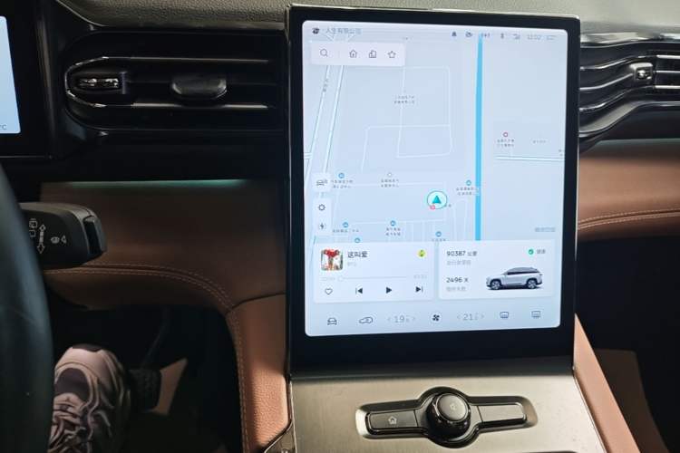Used Nio ES6 2019 430 km Performance Version Audio And AC Panel