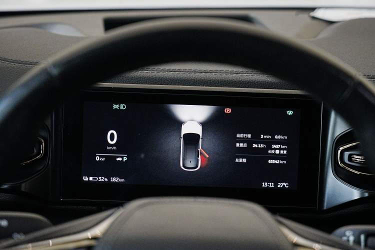 Used Nio ES6 2019 490 km Sport Edition Odometer Close Up