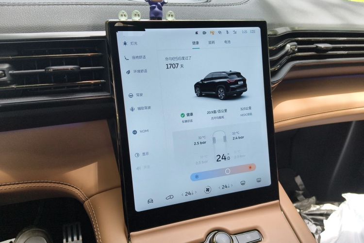 Used Nio ES6 2020 420 km Sport Edition Audio And AC Panel