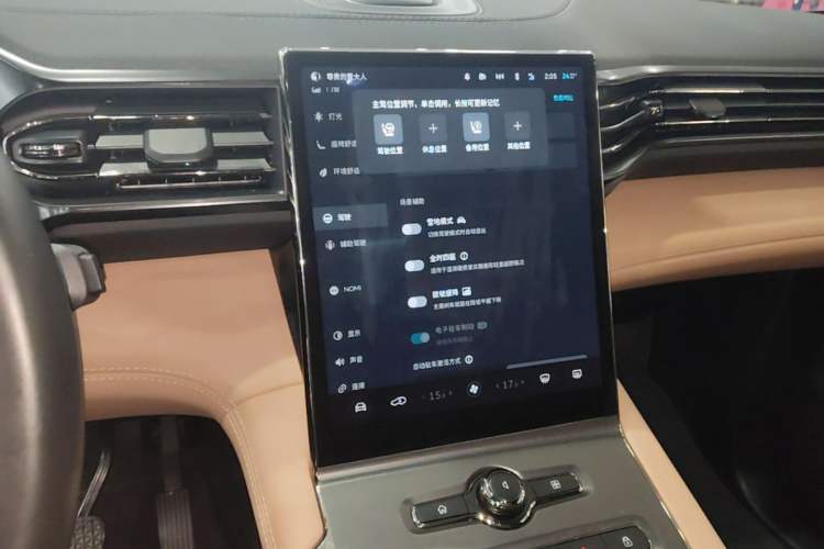 Used Nio ES6 2020 455KM Sport Edition Audio And AC Panel