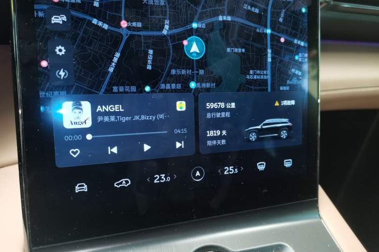 Used Nio ES6 2020 600 km Sport Edition Odometer Close Up