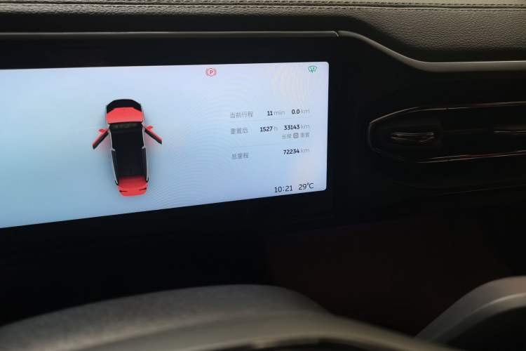 Used Nio ES6 2020 490 km Sport Edition Odometer Close Up