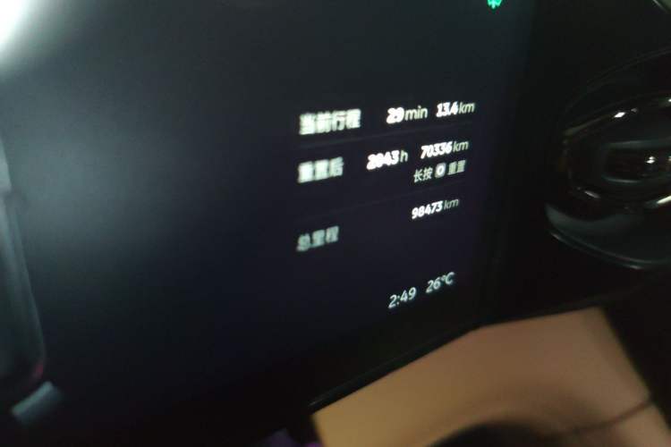 Used Nio ES6 2020 420 km Sport Edition Odometer Close Up