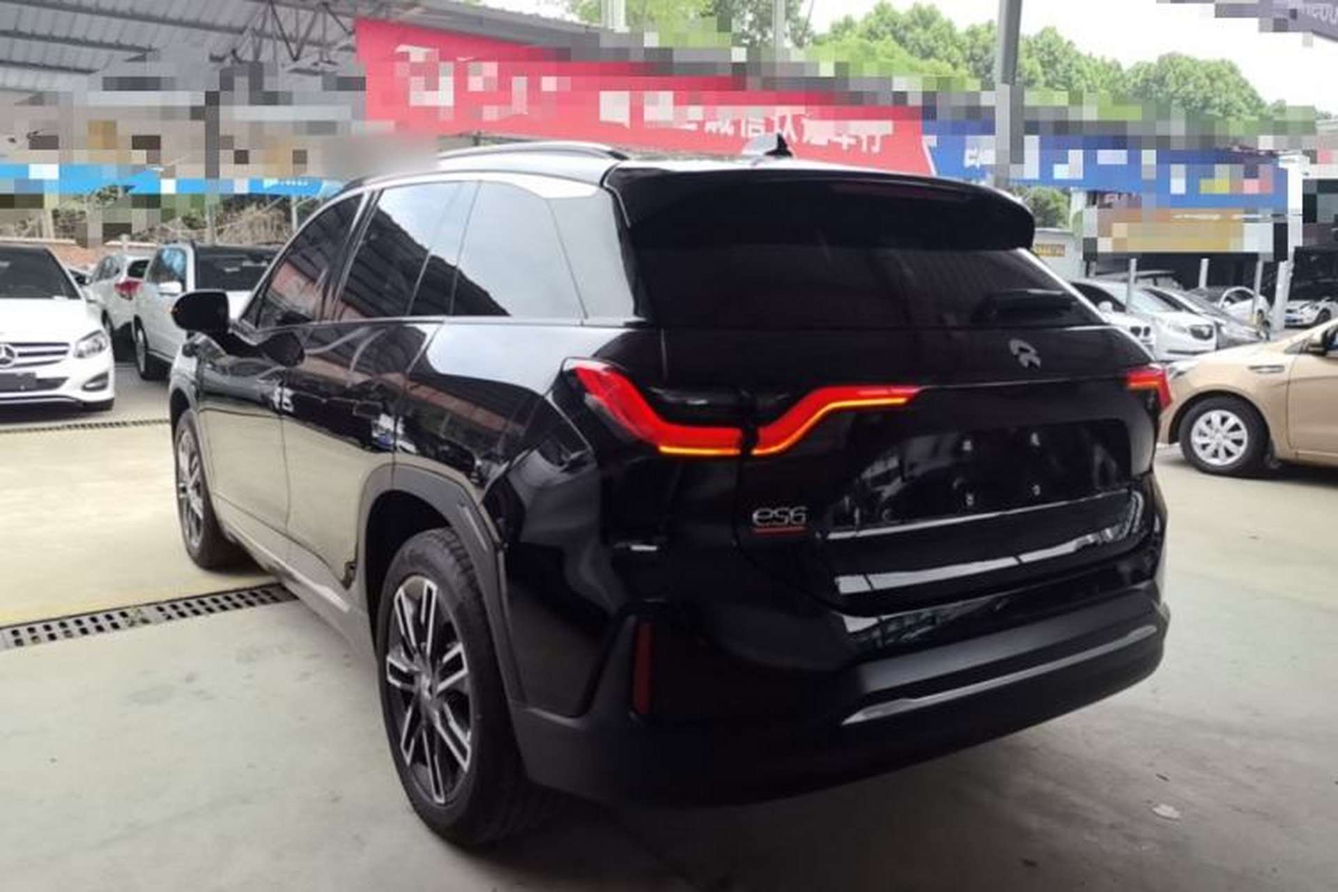Used Nio ES6 2020 610 km Performance Version Rear Left 45 Deg