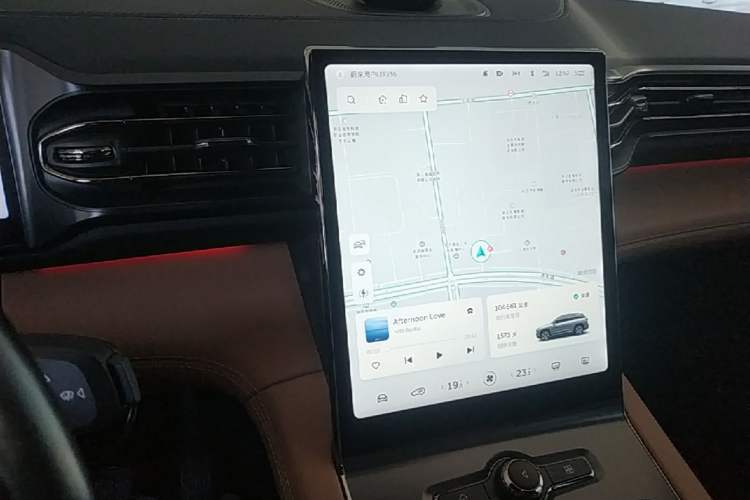 Used Nio ES6 2020 420 km Sport Edition Audio And AC Panel