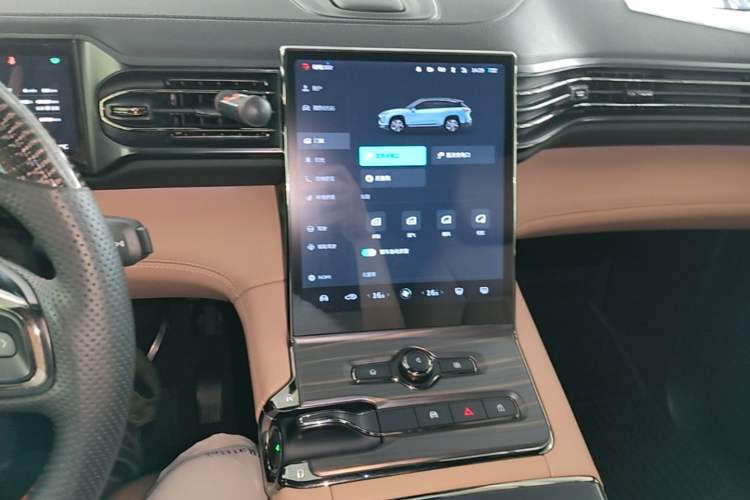 Used Nio ES6 2020 420 km Sport Edition Audio And AC Panel