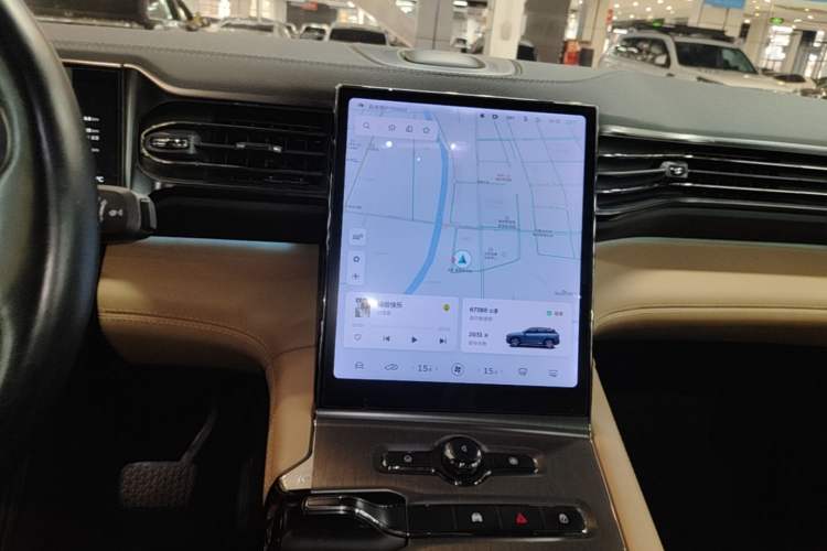Used Nio ES6 2020 420 km Sport Edition Audio And AC Panel