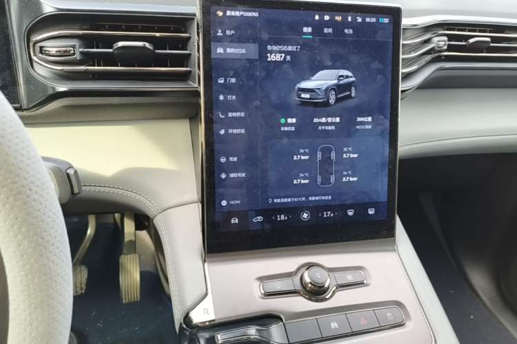 Used Nio ES6 2020 610 km Performance Version Audio And AC Panel