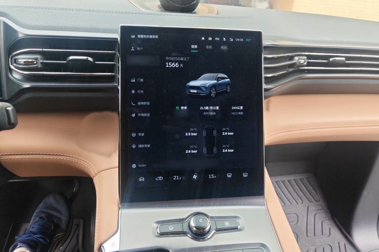 Used Nio ES6 2020 600 km Sport Edition Audio And AC Panel