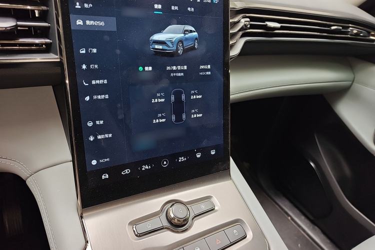 Used Nio ES6 2020 420 km Sport Edition Audio And AC Panel