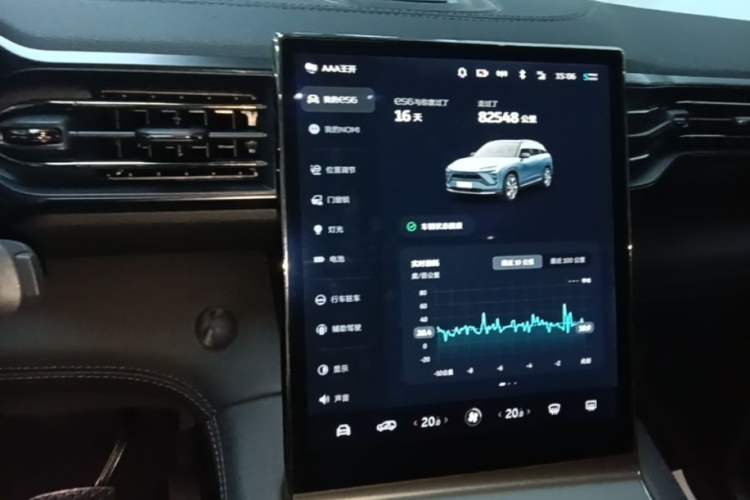 Used Nio ES6 2020 420 km Sport Edition Audio And AC Panel