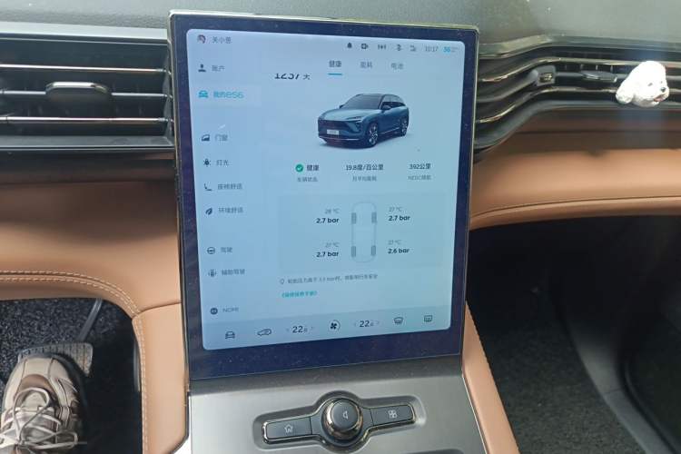 Used Nio ES6 2020 420 km Sport Edition Audio And AC Panel