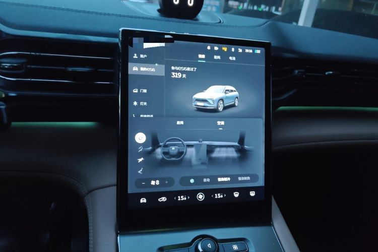 Used Nio ES6 2020 600 km Sport Edition Audio And AC Panel