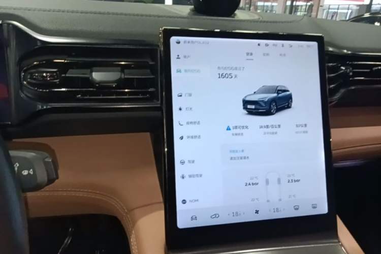 Used Nio ES6 2020 420 km Sport Edition Audio And AC Panel
