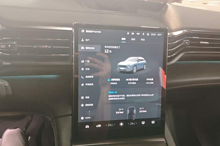 Used Nio ES6 2020 455KM Sport Edition Audio And AC Panel