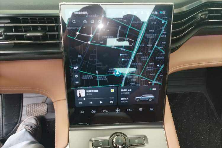 Used Nio ES6 2020 610 km Performance Version Audio And AC Panel