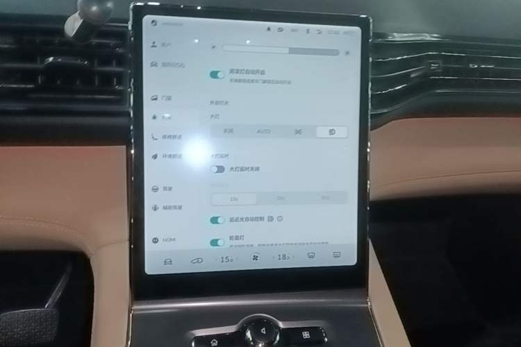 Used Nio ES6 2020 465 km Performance Version Audio And AC Panel