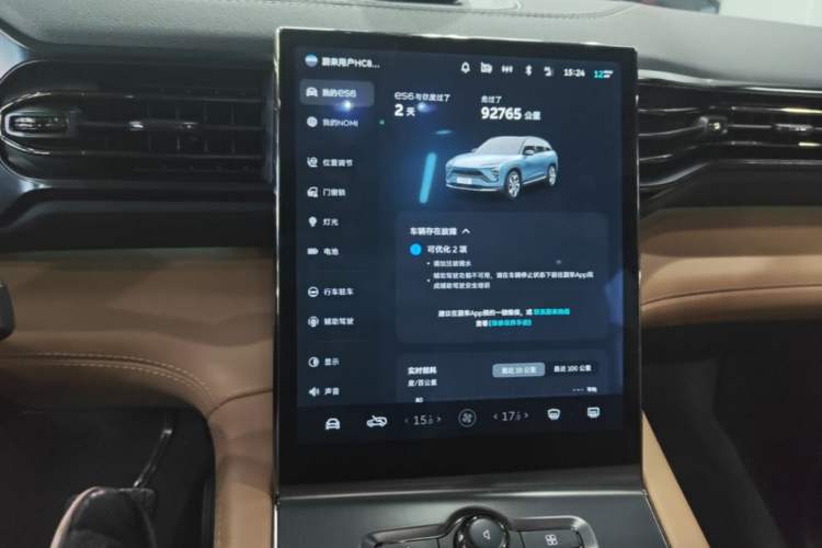 Used Nio ES6 2020 610 km Performance Version Audio And AC Panel