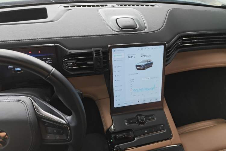 Used Nio ES6 2020 420 km Sport Edition Audio And AC Panel