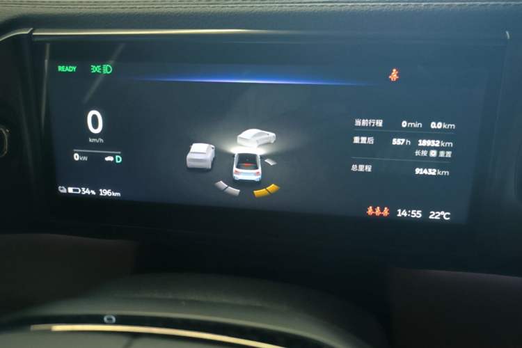 Used Nio ES6 2020 610 km Performance Version Instrument Cluster