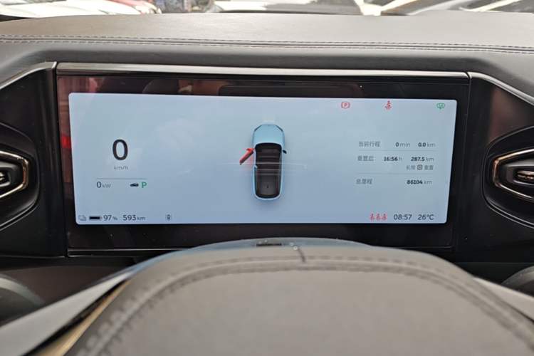 Used Nio ES6 2020 610 km Performance Version Instrument Cluster