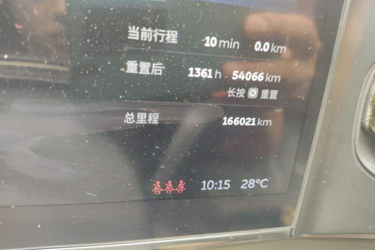 Used Nio ES6 2020 420 km Sport Edition Odometer Close Up