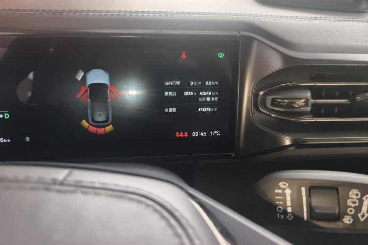 Used Nio ES6 2020 420 km Sport Edition Odometer Close Up