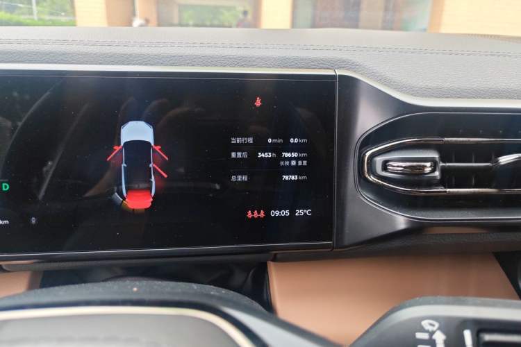 Used Nio ES6 2020 600 km Sport Edition Odometer Close Up