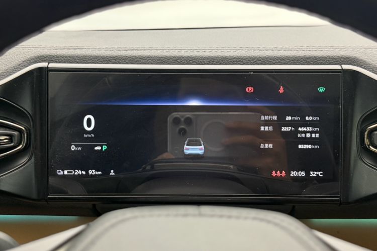 Used Nio ES6 2020 420 km Sport Edition Odometer Close Up