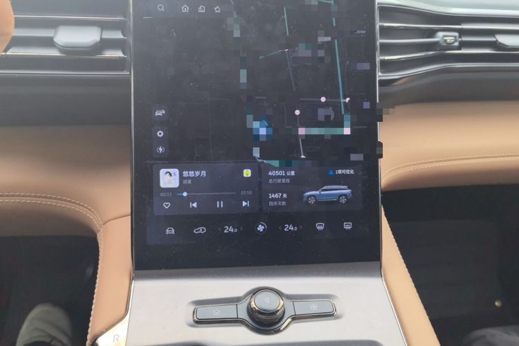 Used Nio ES6 2020 420 km Sport Edition Odometer Close Up