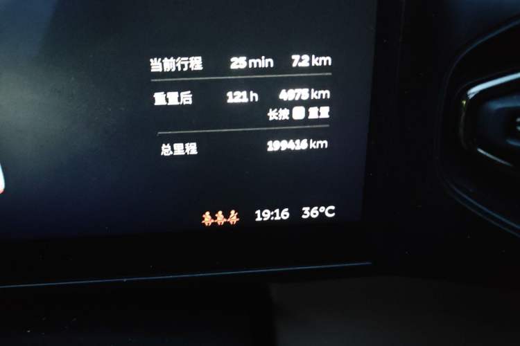 Used Nio ES6 2020 600 km Sport Edition Odometer Close Up