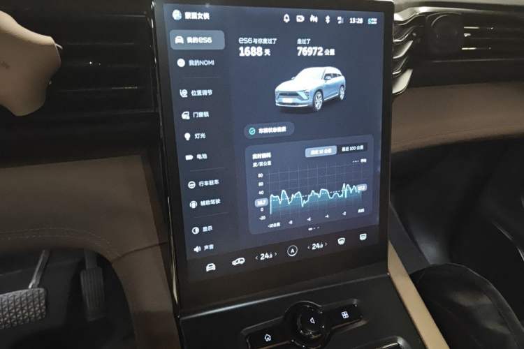 Used Nio ES6 2020 455KM Sport Edition Audio And AC Panel