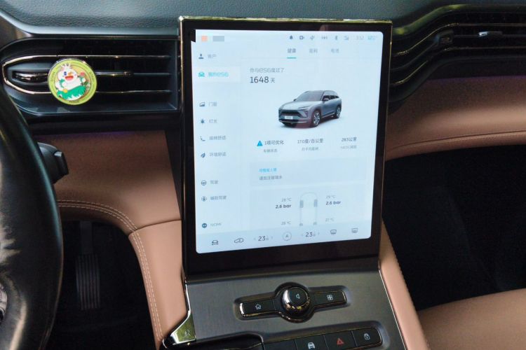Used Nio ES6 2020 430KM Performance Version Audio And AC Panel
