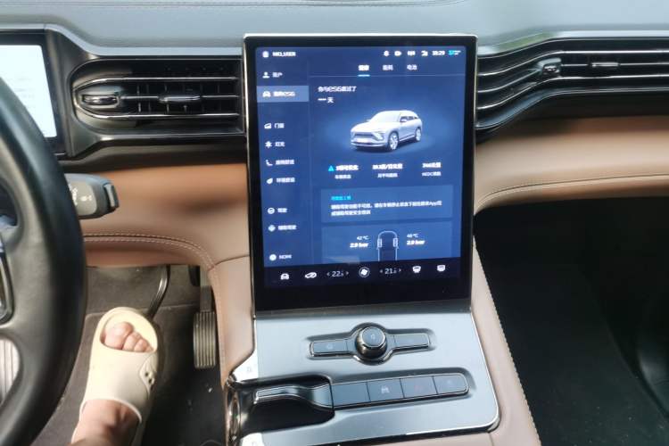 Used Nio ES6 2020 420 km Sport Edition Audio And AC Panel