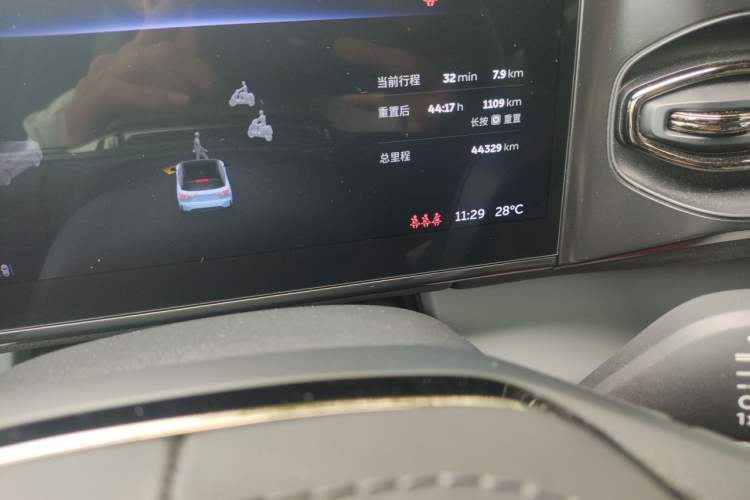 Used Nio ES6 2020 420 km Sport Edition Odometer Close Up