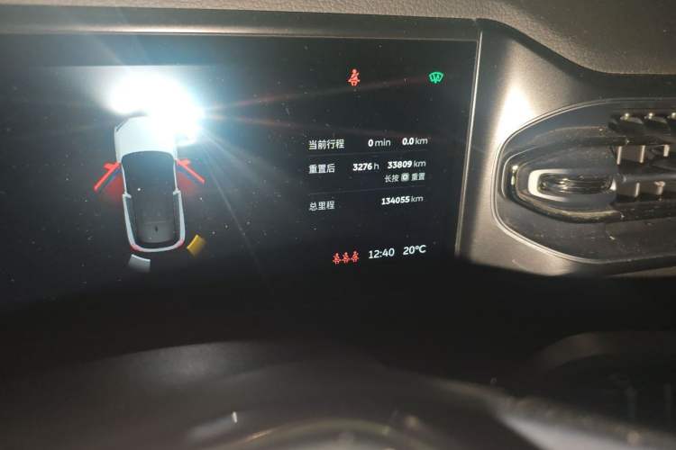 Used Nio ES6 2020 420 km Sport Edition Odometer Close Up