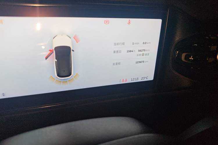 Used Nio ES6 2020 600 km Sport Edition Odometer Close Up