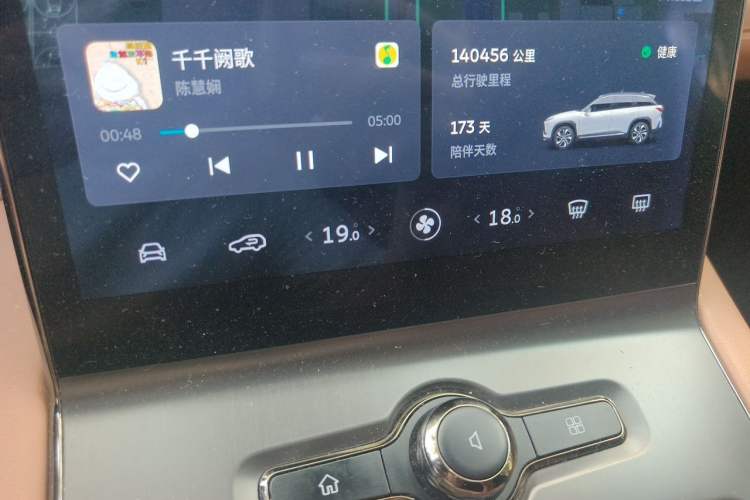 Used Nio ES6 2020 610 km Performance Version Odometer Close Up