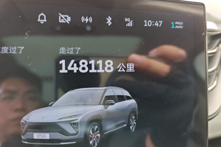 Used Nio ES6 2020 600 km Sport Edition Odometer Close Up