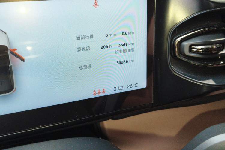 Used Nio ES6 2020 430KM Performance Version Odometer Close Up