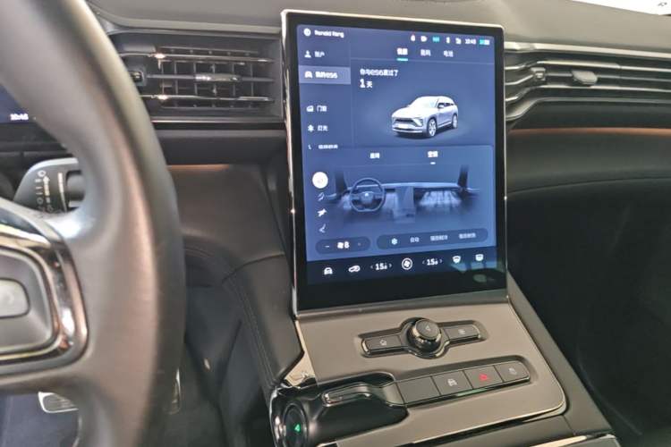 Used Nio ES6 2020 420 km Sport Edition Audio And AC Panel