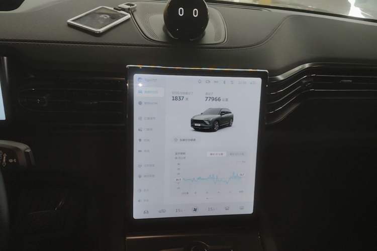 Used Nio ES6 2020 600 km Sport Edition Audio And AC Panel