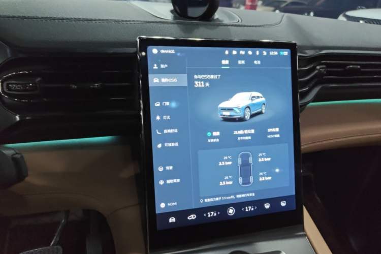 Used Nio ES6 2020 600 km Sport Edition Audio And AC Panel