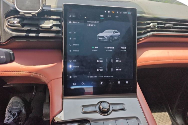 Used Nio ES6 2020 610 km Performance Version Audio And AC Panel