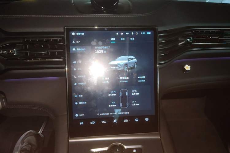 Used Nio ES6 2020 600 km Sport Edition Audio And AC Panel