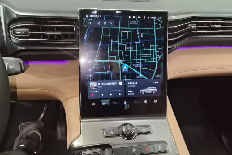 Used Nio ES6 2020 420 km Sport Edition Audio And AC Panel