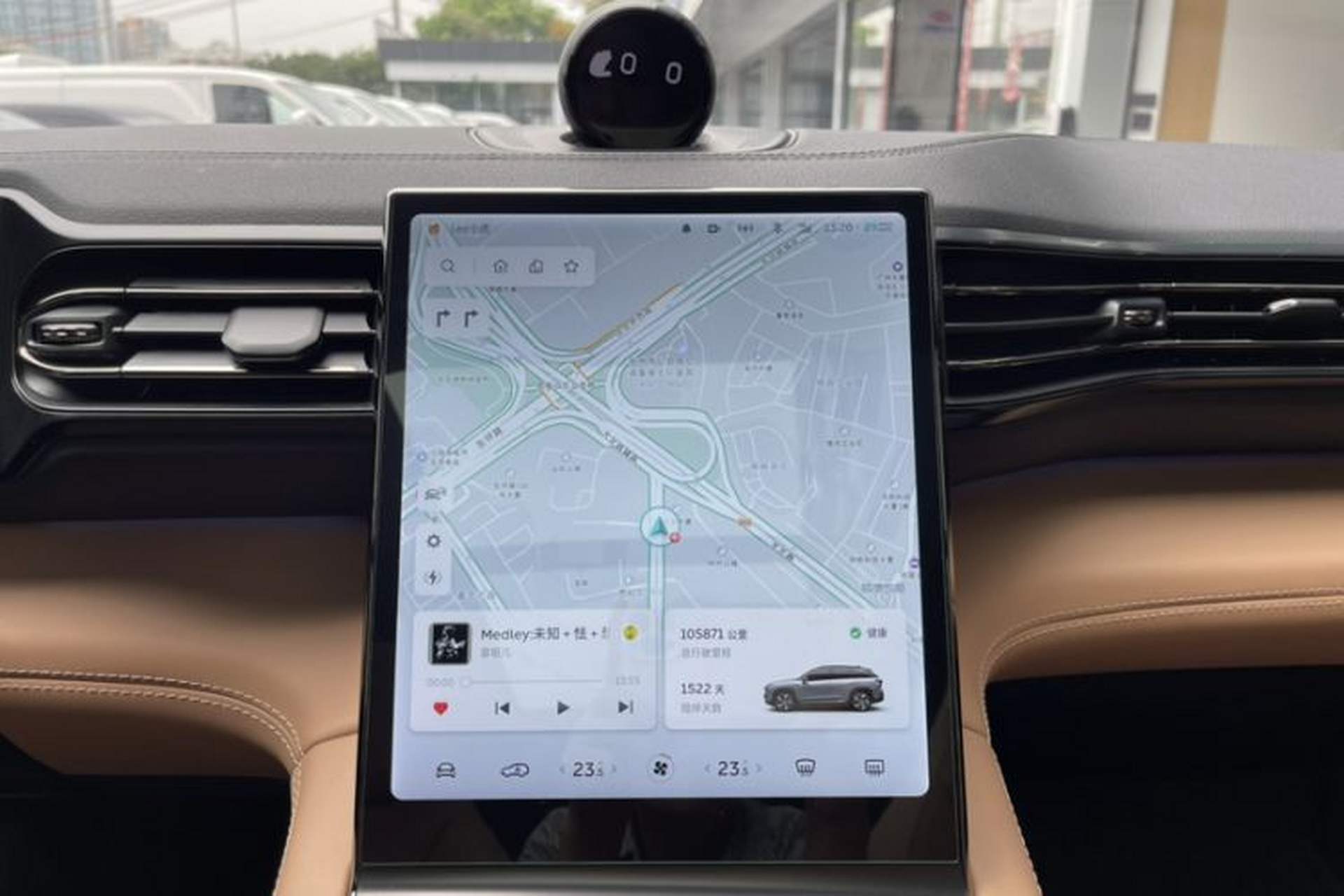 Used Nio ES6 2020 600 km Sport Edition Audio And AC Panel