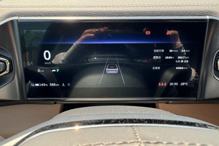 Used Nio ES6 2020 600 km Sport Edition Odometer Close Up
