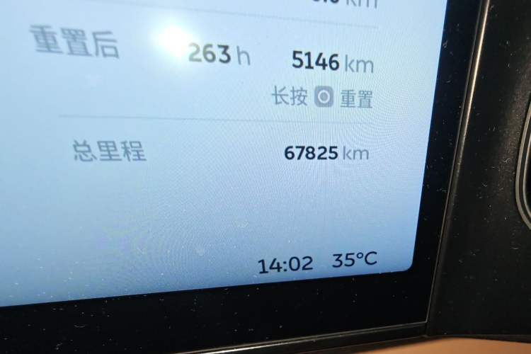 Used Nio ES6 2020 600 km Sport Edition Odometer Close Up